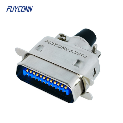 Capillas centronics masculina de Pin Ribbon Connector With Metal del conector de DDK 57-30240 24