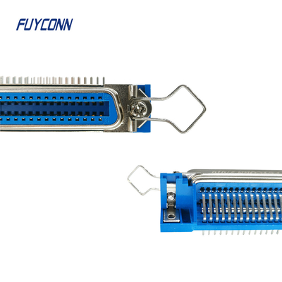 Echada de ángulo recto del PWB Centronics 36 Pin Connector 2.16m m con la cerradura de la fianza