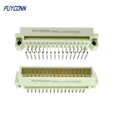 varón del conector del estruendo 41612 de 30pin 48pin 96pin 3rows PWB YA MONTADO de 90 grados