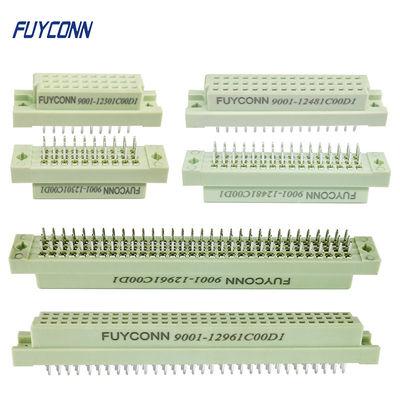Tipo fácil de Eurocard del conector 3 de las filas del conector vertical femenino recto DIN41612 del PWB